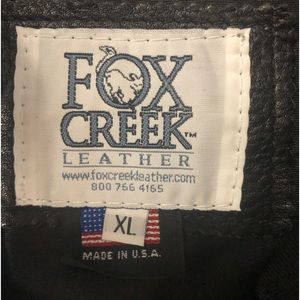 Fox Creek Men's Leather Rebel Vest XL